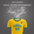 Custom Gold01 Aqua-Aqua Gradient Fashion Sportswear Soccer Sets Jersey