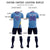 Custom Light Blue Gold01-Purple Gradient Fashion Sportswear Soccer Sets Jersey