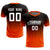 Custom Black Orange Printing Sportswear Soccer Sets Jersey