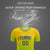 Custom Gold01 Neon Green Printing Sportswear Soccer Sets Jersey