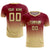 Custom Crimson Khaki Printing Sportswear Soccer Sets Jersey