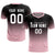 Custom Black Light Pink Printing Sportswear Soccer Sets Jersey