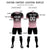 Custom Black Light Pink Printing Sportswear Soccer Sets Jersey