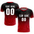 Custom Black Red Printing Sportswear Soccer Sets Jersey