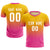 Custom Gold01 Pink Printing Sportswear Soccer Sets Jersey