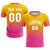 Custom Gold01 Pink Printing Sportswear Soccer Sets Jersey