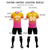 Custom Gold01 Pink Printing Sportswear Soccer Sets Jersey