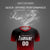 Custom Black Red Printing Sportswear Soccer Sets Jersey