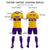 Custom Gold 01-Purple Breathable Soccer Sets Jersey