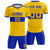 Custom Gold01-Royal Blue Breathable Soccer Sets Jersey