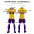 Custom Gold 01-Purple Breathable Soccer Sets Jersey