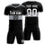 Custom Black Gray Breathable Soccer Sets Jersey