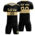 Custom Black Khaki Breathable Soccer Sets Jersey