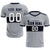 Custom Gray Navy Breathable Soccer Sets Jersey