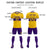 Custom Gold 01-Purple Breathable Soccer Sets Jersey