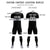 Custom Black Gray Breathable Soccer Sets Jersey