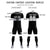 Custom Black Gray Breathable Soccer Sets Jersey