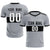 Custom Gray Black Breathable Soccer Sets Jersey