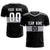 Custom Black Gray Breathable Soccer Sets Jersey