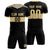 Custom Black Khaki Breathable Soccer Sets Jersey