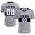 Custom Gray Navy Breathable Soccer Sets Jersey