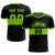 Custom Black-Neon Green Breathable Soccer Sets Jersey