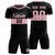 Custom Black-Light Pink Breathable Soccer Sets Jersey