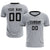 Custom Gray Black Training Uniform Soccer Sets Jersey