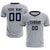 Custom Gray Navy Training Uniform Soccer Sets Jersey