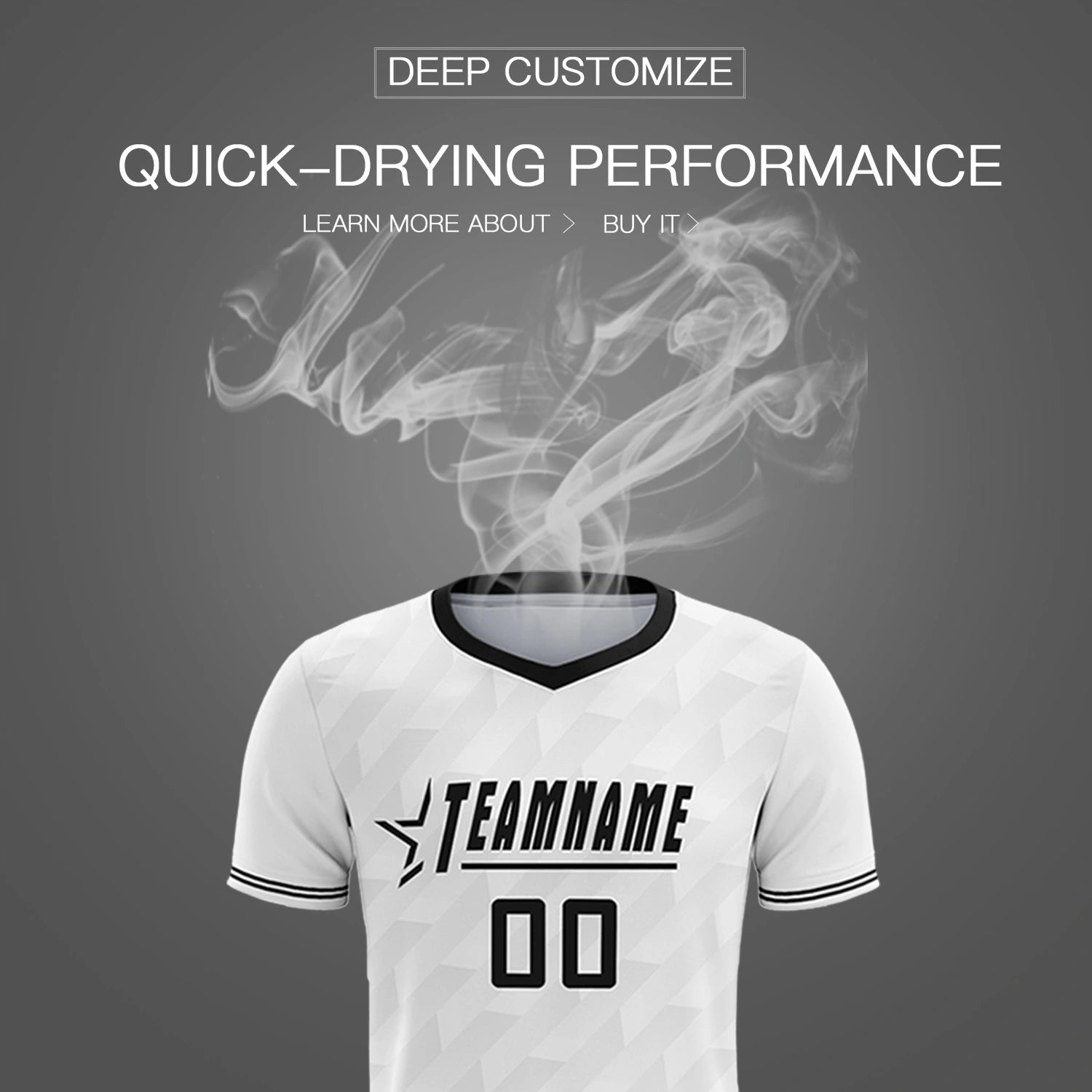 Custom White Black Training Uniform Soccer Sets Jersey