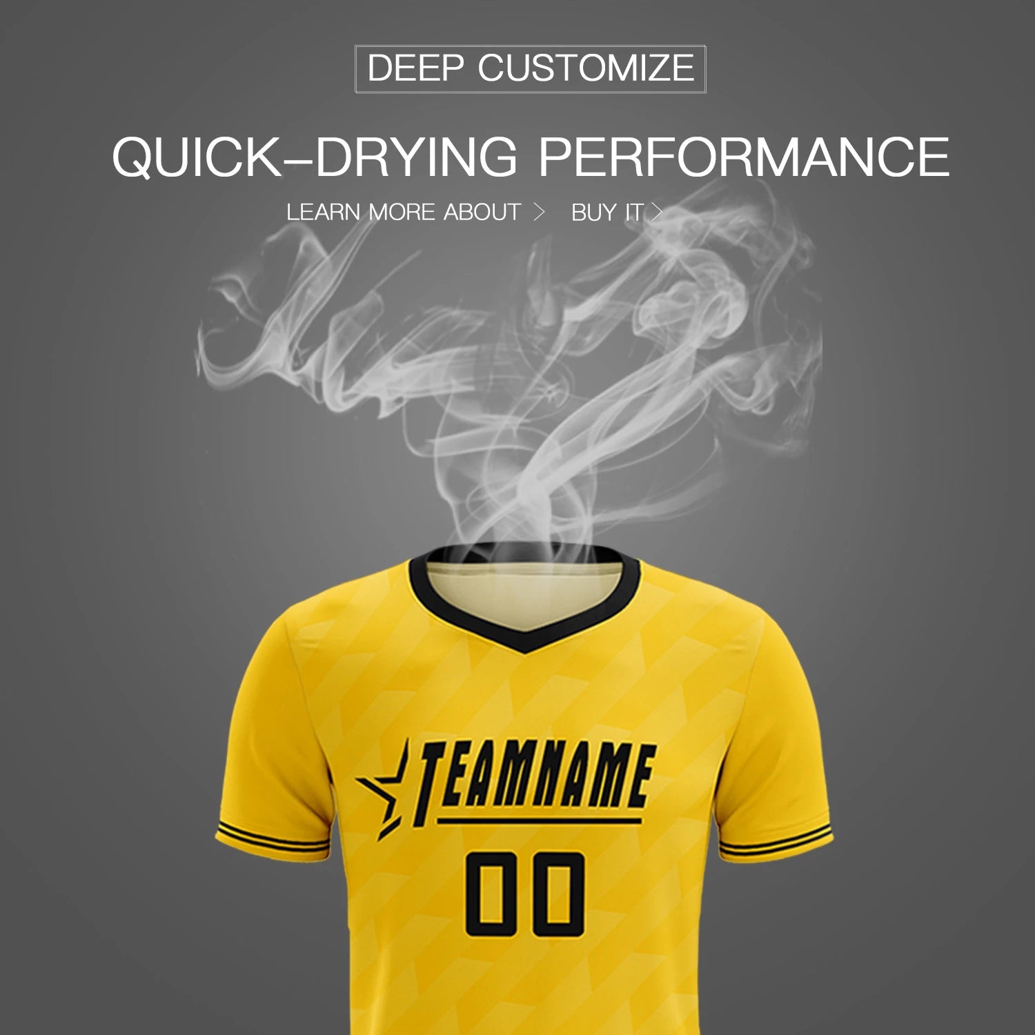 Custom Gold01 Black Training Uniform Soccer Sets Jersey