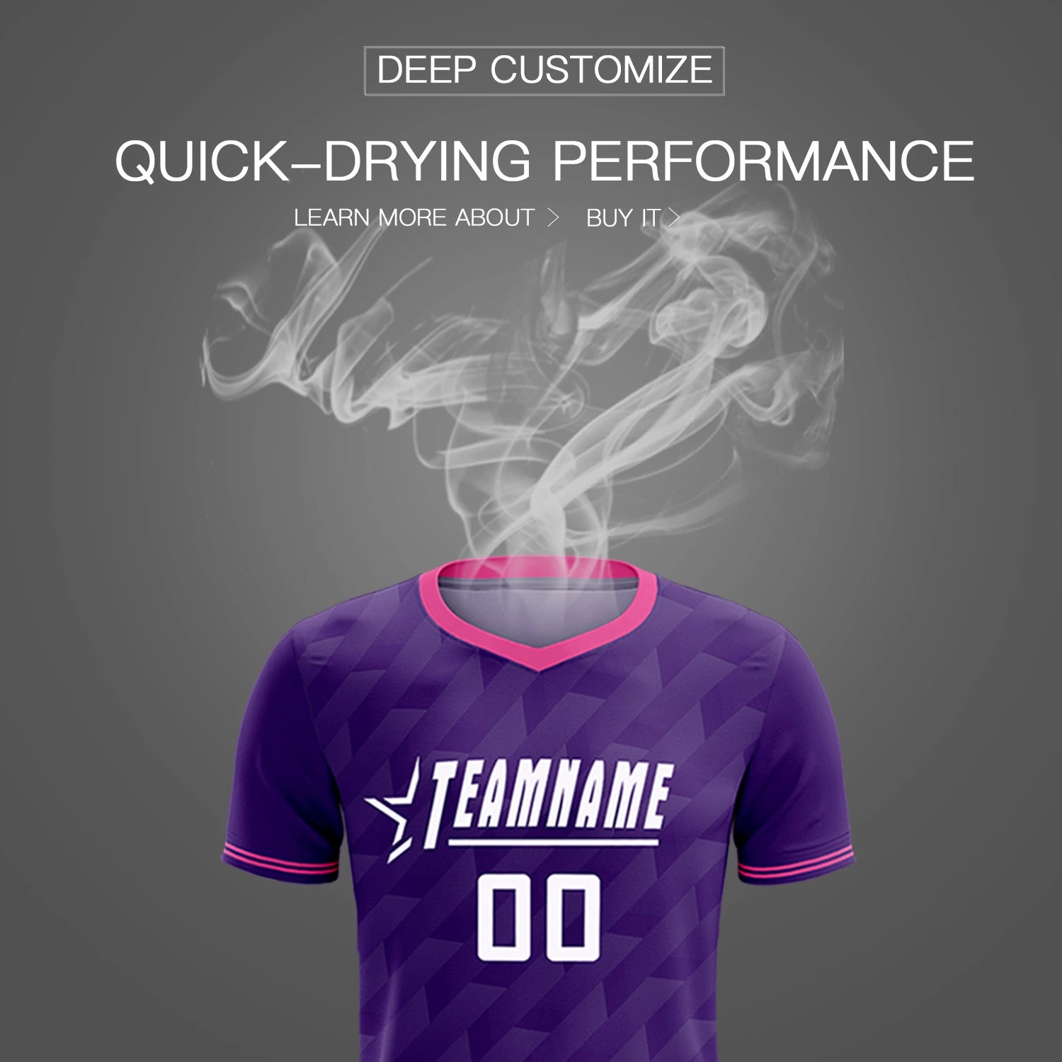 Custom Purple Pink Training Uniform Soccer Sets Jersey