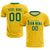 Custom Gold01 Kelly Green Training Uniform Soccer Sets Jersey