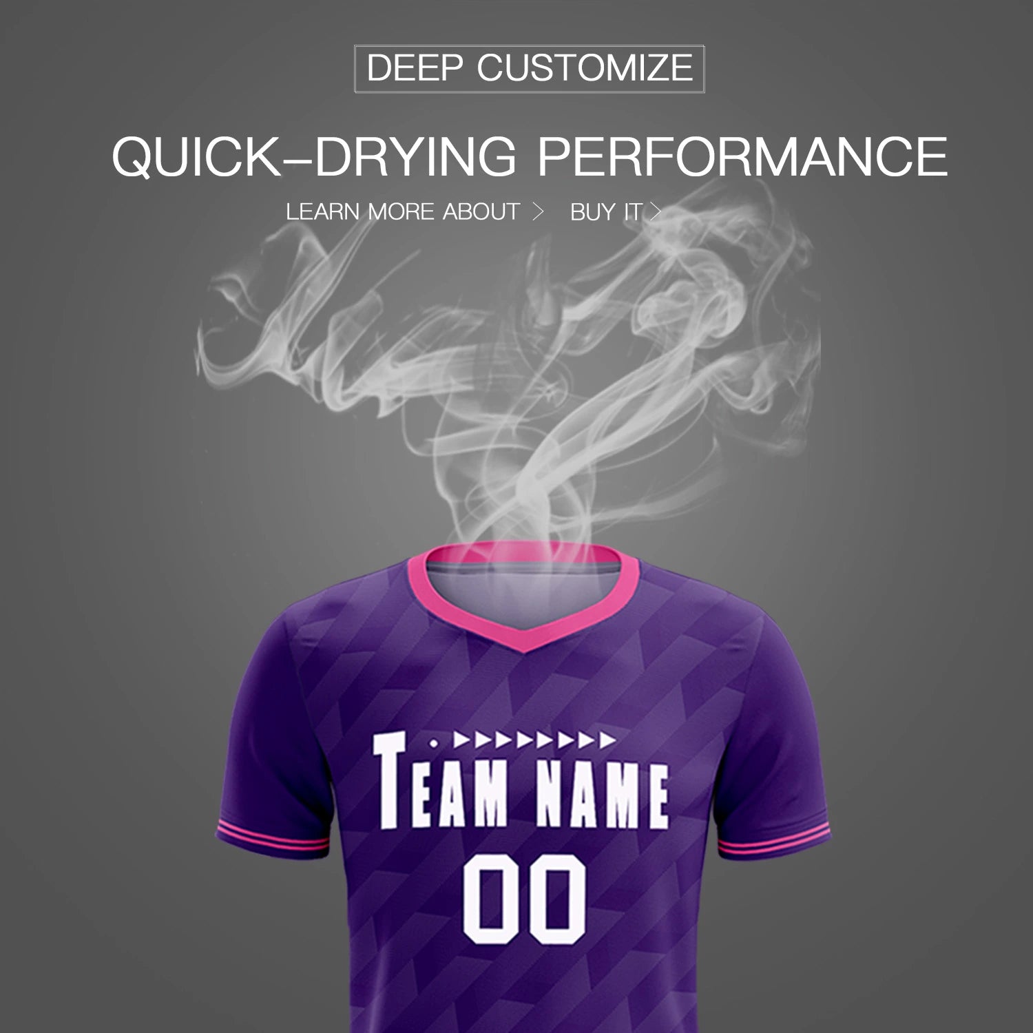 Custom Purple Pink Training Uniform Soccer Sets Jersey