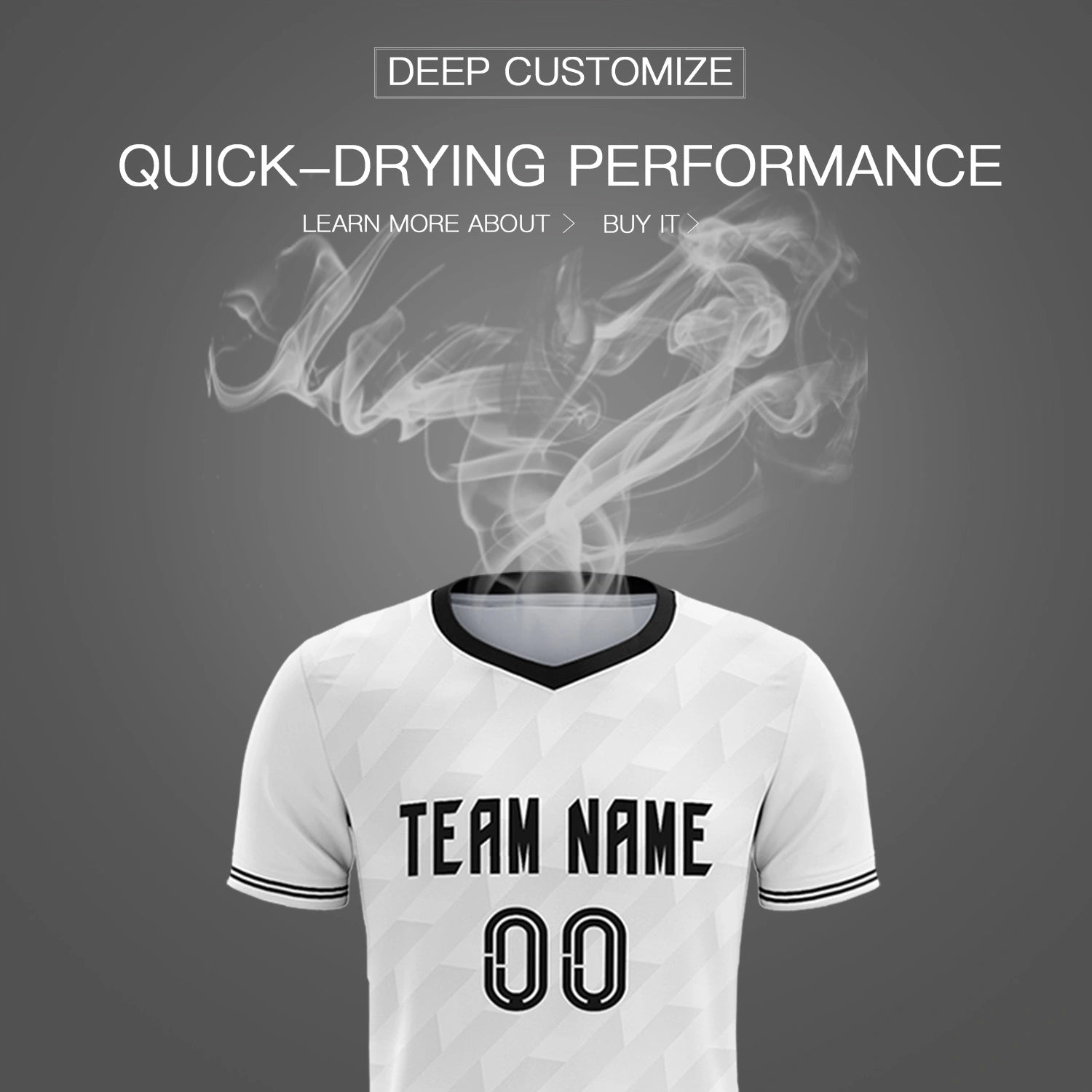 Custom White Black Training Uniform Soccer Sets Jersey