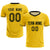 Custom Gold01 Black Training Uniform Soccer Sets Jersey