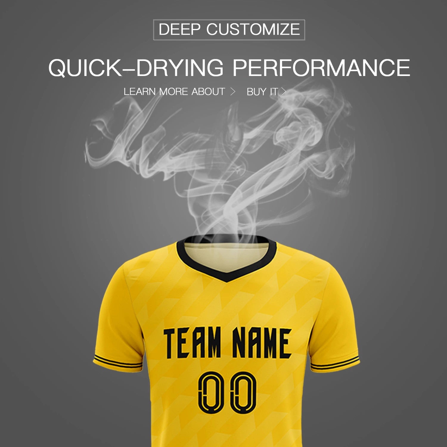 Custom Gold01 Black Training Uniform Soccer Sets Jersey