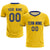 Custom Gold01 Royal Blue Training Uniform Soccer Sets Jersey