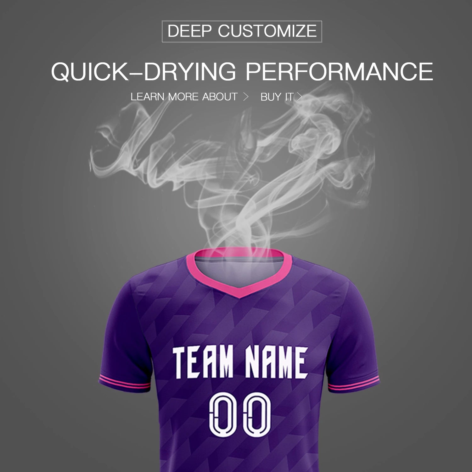 Custom Purple Pink Training Uniform Soccer Sets Jersey
