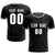 Custom Black White Training Uniform Soccer Sets Jersey