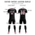 Custom Black Light Pink Training Uniform Soccer Sets Jersey