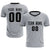 Custom Gray Black Training Uniform Soccer Sets Jersey