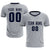 Custom Gray Navy Training Uniform Soccer Sets Jersey