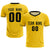 Custom Gold01 Black Training Uniform Soccer Sets Jersey