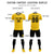 Custom Gold01 Black Training Uniform Soccer Sets Jersey