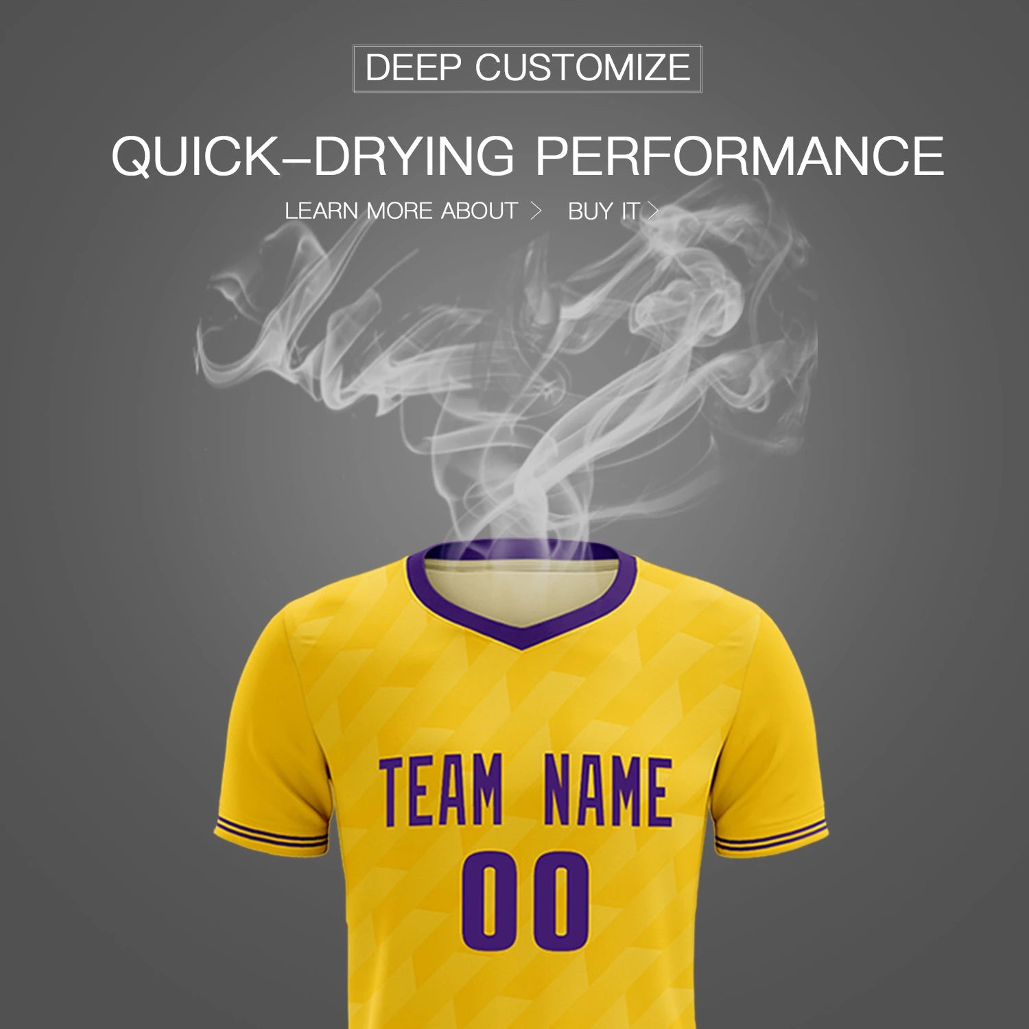 Custom Gold01 Purple Training Uniform Soccer Sets Jersey