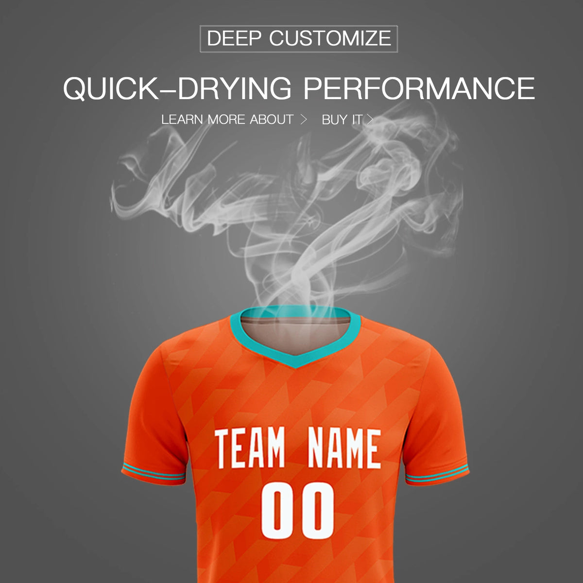 Custom Orange Bright Green Training Uniform Soccer Sets Jersey