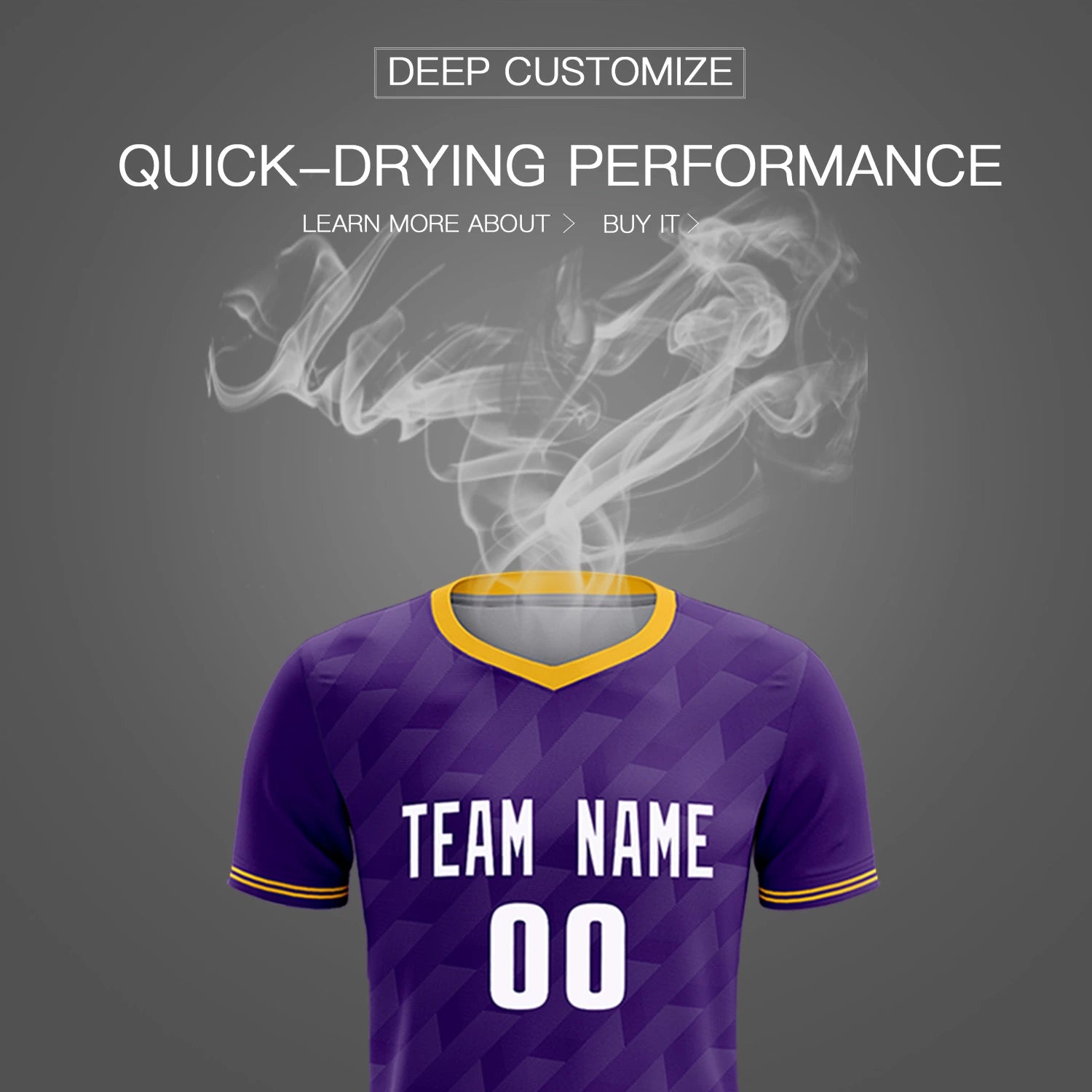 Custom Purple Gold01 Training Uniform Soccer Sets Jersey