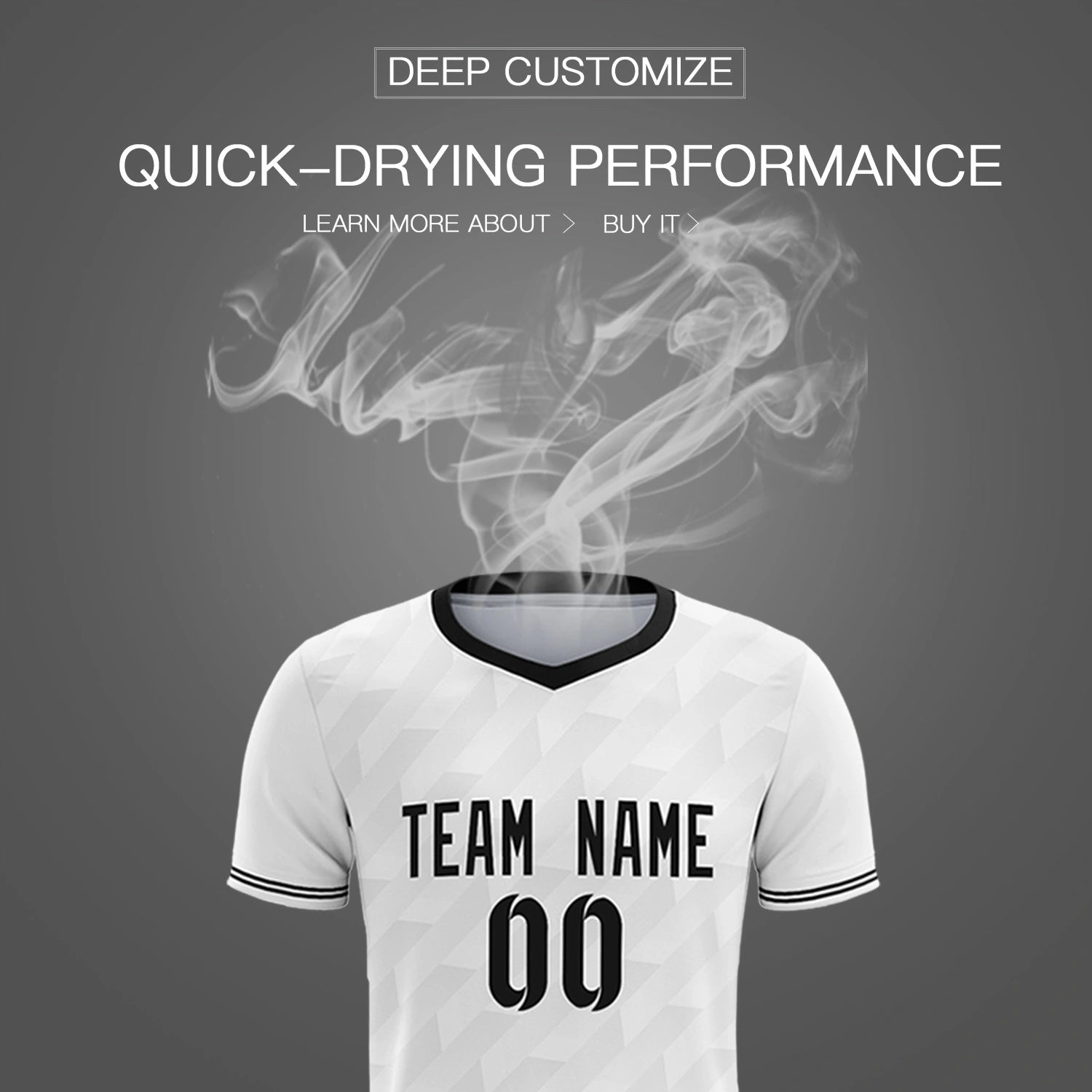 Custom White Black Training Uniform Soccer Sets Jersey