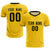 Custom Gold01 Black Training Uniform Soccer Sets Jersey